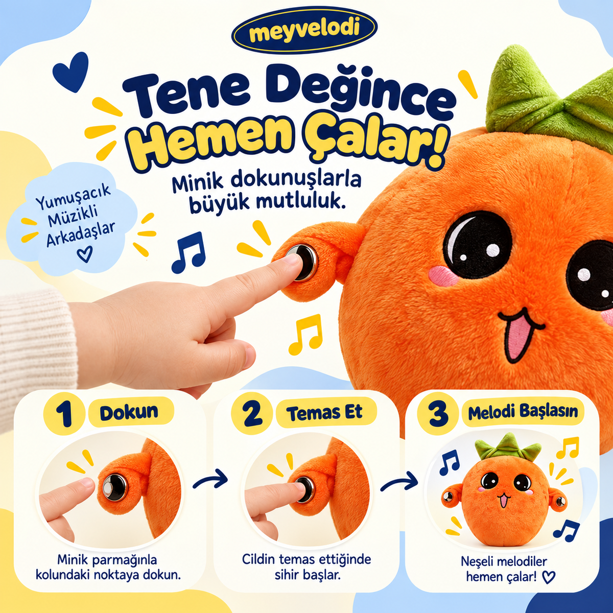 Meyvelodi Müzikli Peluş
