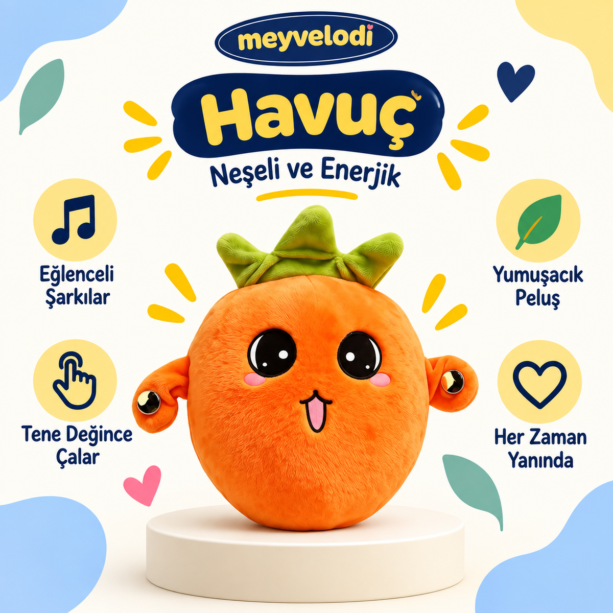 Meyvelodi Müzikli Peluş