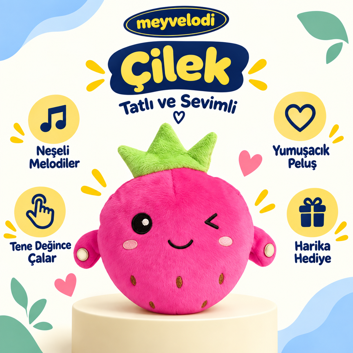 Meyvelodi Müzikli Peluş